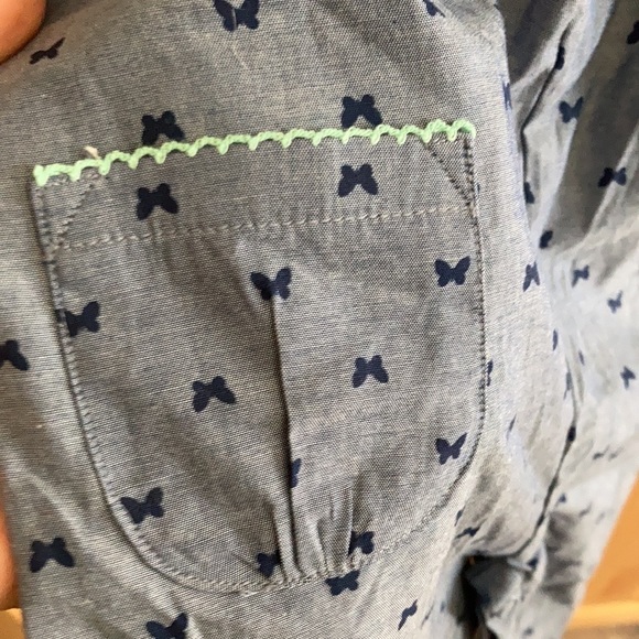 Butterfly Linen Romper - Picture 3 of 4